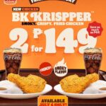 BURGER KING® IS DOING NATIONAL FRIED CHICKEN DAY THE BK WAY: GET 2 BK KRISPPER® FOR JUST ₱149