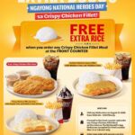 McDonald’s Goes Extra for Everyday Filipinos This National Heroes Day With FREE Extra Rice on Crispy Chicken Fillet Meals