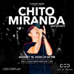 Rock Icon Chito Miranda Set to Electrify City of Dreams Manila’s CenterPlay Concert Series in a OneNightOnly Sold-Out Show