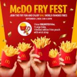 The biggest Fries Party is happening this September 4 at McDonald’s